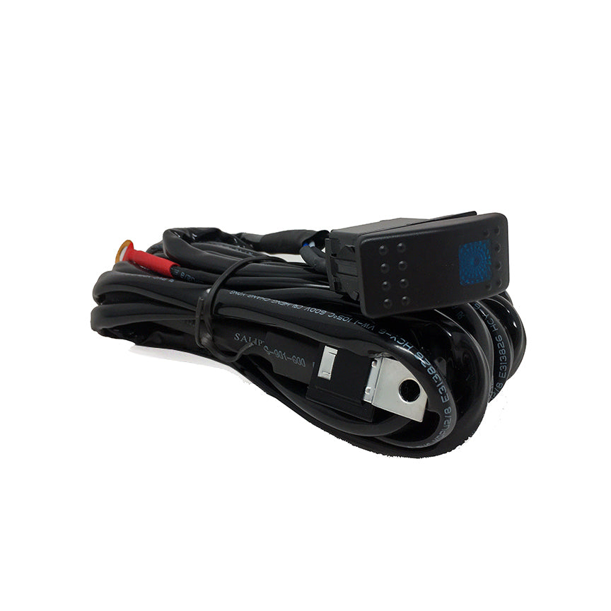 Baja Designs OnX6+/S8 (10"-30") / XL UTV On/Off Rocker Switch Wiring Harness - Universal
