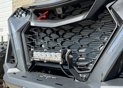 HERETIC CAN-AM MAVERICK LOWER GRILL 6" LIGHT BAR KIT