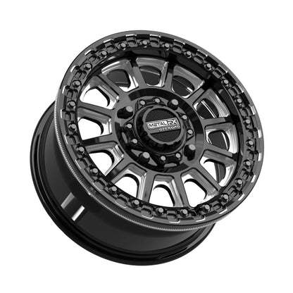 Metal FX Offroad Rampage Beadlock Wheel – Gloss Black Contrast Cut