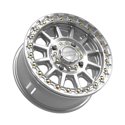 Metal FX Offroad Rampage Beadlock Wheel – Gloss Silver Machined