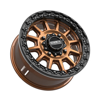 Metal FX Offroad Rampage Beadlock Wheel – Smoked Bronze w/ Gloss Black Ring