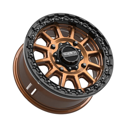 Metal FX Offroad Rampage Beadlock Wheel – Smoked Bronze w/ Gloss Black Ring