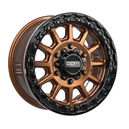 Metal FX Offroad Rampage 6R Beadlock Wheel – Smoked Bronze w/ Gloss Black Ring