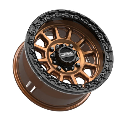 Metal FX Offroad Rampage Beadlock Wheel – Smoked Bronze w/ Gloss Black Ring