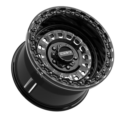 Metal FX Offroad Sicario R Beadlock | Gloss Black Contrast Cut | 5x4.5