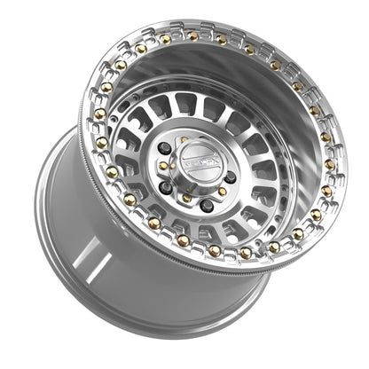 Metal FX Offroad Sicario R Beadlock | Gloss Silver Machined | 5x4.5