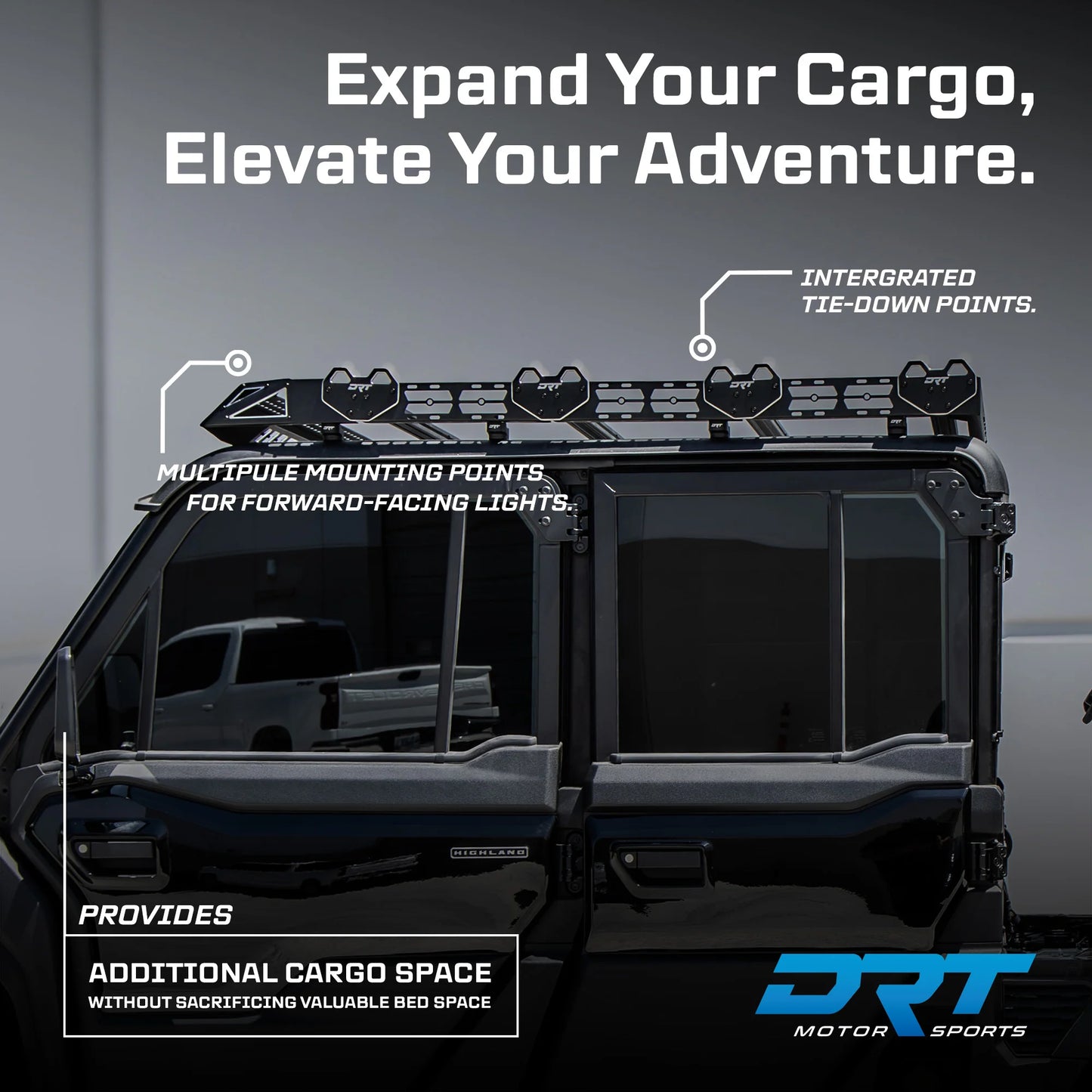 DRT Motorsports Roof Rack Kit 2025+ CFMoto U10 XL Pro