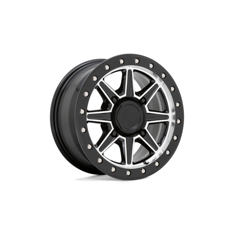 WEBB BEADLOCK GLOSS BLACK W/ MACHINED FACE 15X7 +51MM 4X137
