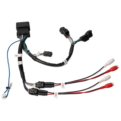 SSV Works 2020-2026 Polaris RZR Pro Series Ride Command Front & Rear Speaker RCA Output Harness