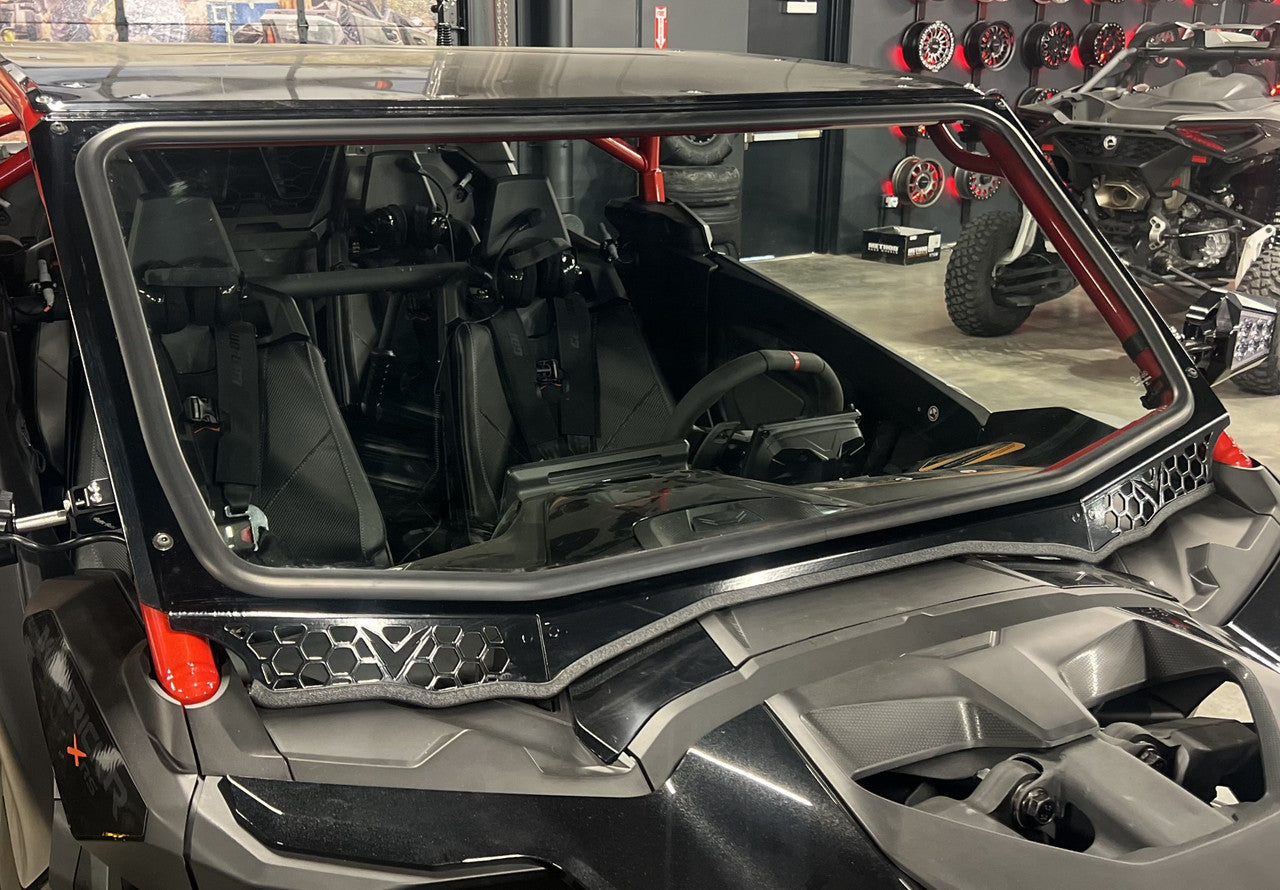 MOTO ARMOR VOODOO MAVERICK R FULL GLASS WINDSHIELD