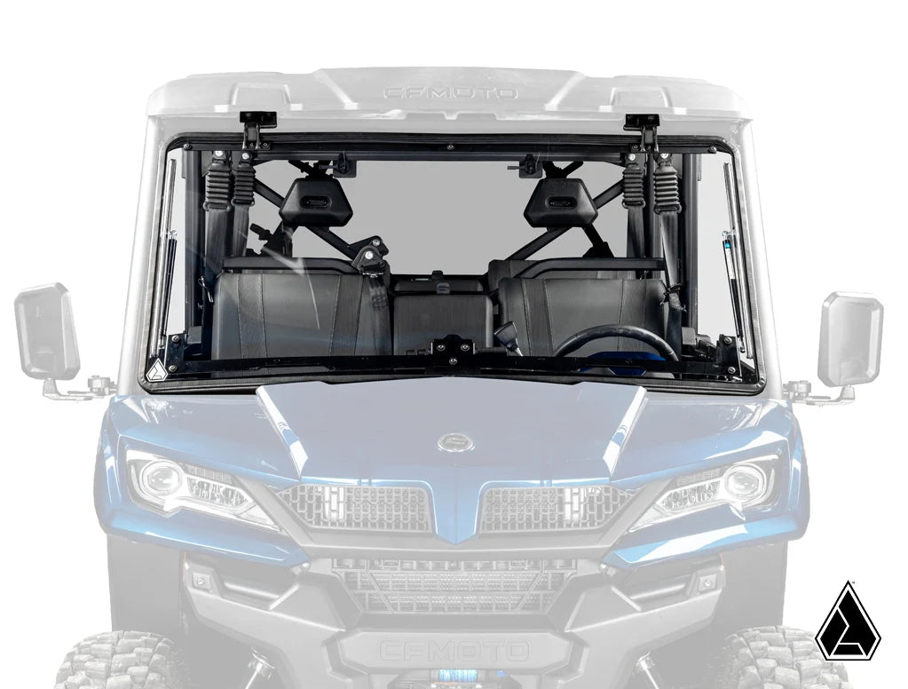 Assault Industries Scratch-Resistant Flip Windshield - CFMOTO UForce 1000 / 1000 XL