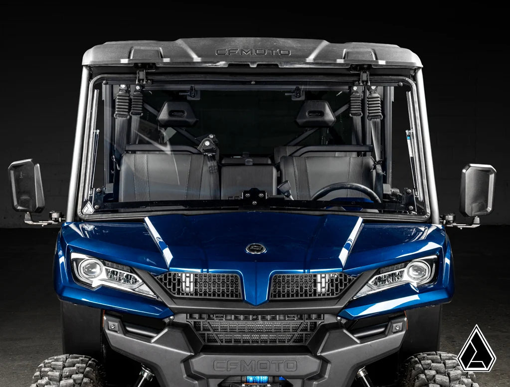 Assault Industries Scratch-Resistant Flip Windshield - CFMOTO UForce 1000 / 1000 XL