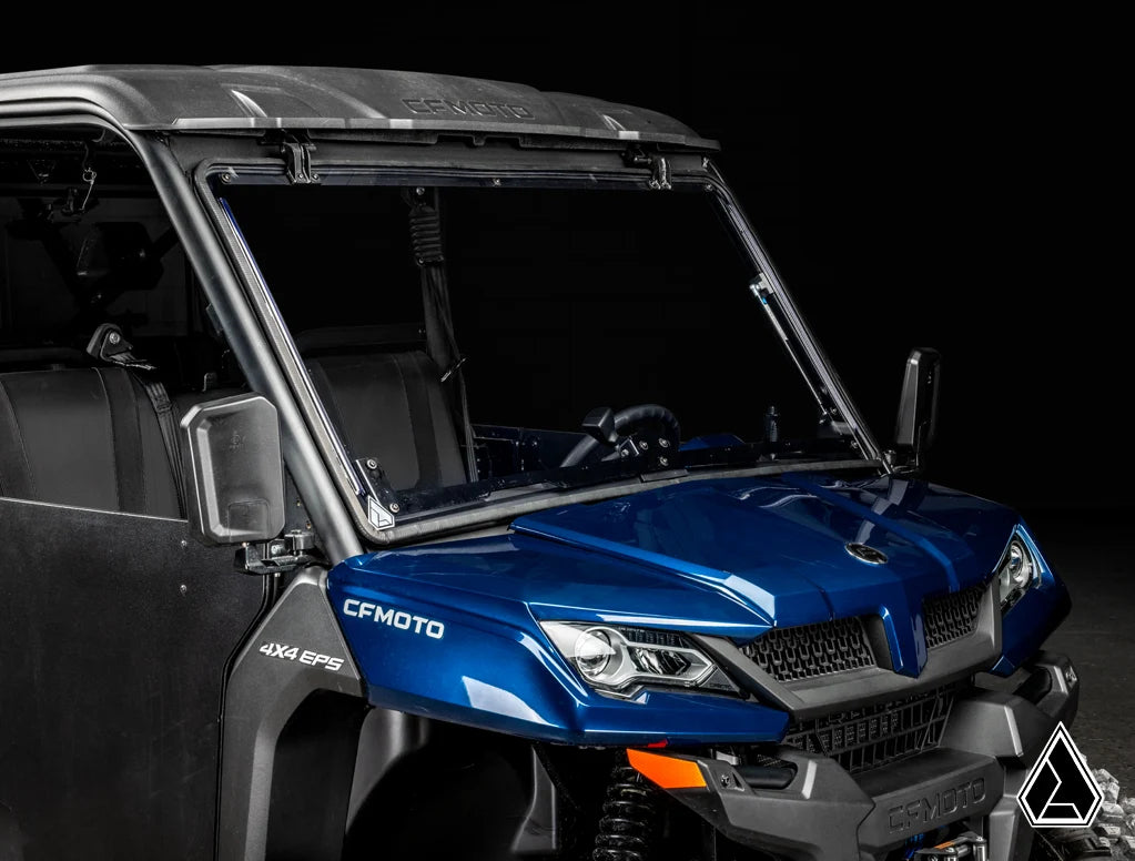 Assault Industries Scratch-Resistant Flip Windshield - CFMOTO UForce 1000 / 1000 XL