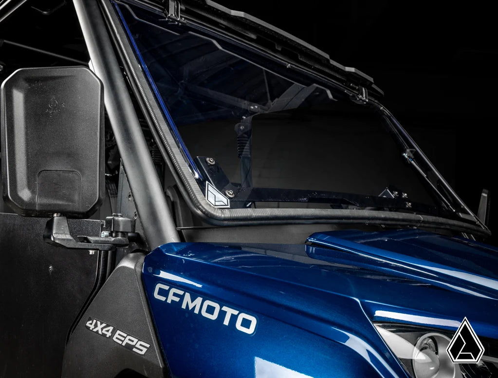 Assault Industries Scratch-Resistant Flip Windshield - CFMOTO UForce 1000 / 1000 XL
