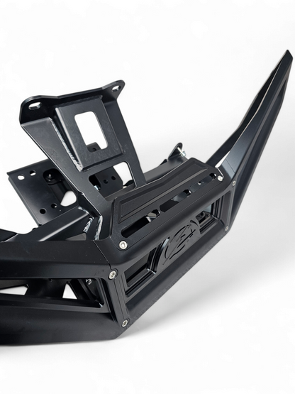 2017 TO CURRENT CAN-AM X3 MAVERICK MACHINED BILLET FRONT WINCH BUMPER (BLACK ANODIZE)