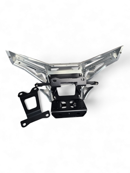 2017 TO CURRENT CAN-AM X3 MAVERICK MACHINED BILLET FRONT WINCH BUMPER (CLEAR ANODIZE)