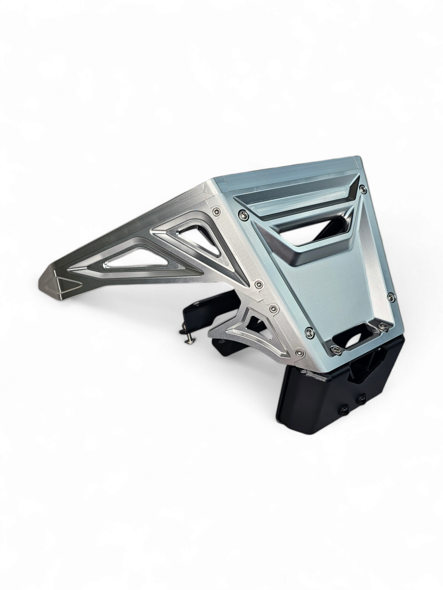 2017 TO CURRENT CAN-AM X3 MAVERICK MACHINED BILLET FRONT WINCH BUMPER (CLEAR ANODIZE)