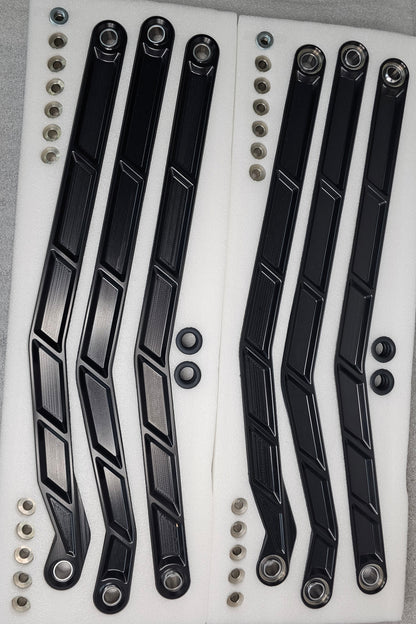 2017 TO CURRENT CAN-AM X3 MAVERICK HIGH CLEARANCE RADIUS RODS IN BLACK FINISH FOR 72"