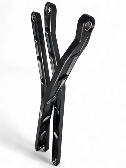 2017 TO CURRENT CAN-AM X3 MAVERICK HIGH CLEARANCE RADIUS RODS IN BLACK FINISH FOR 72"