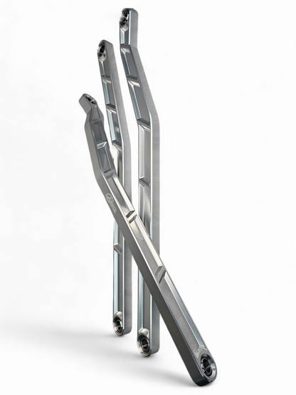 2017 TO CURRENT CAN-AM X3 MAVERICK HIGH CLEARANCE RADIUS RODS IN CLEAR FINISH FOR 72"