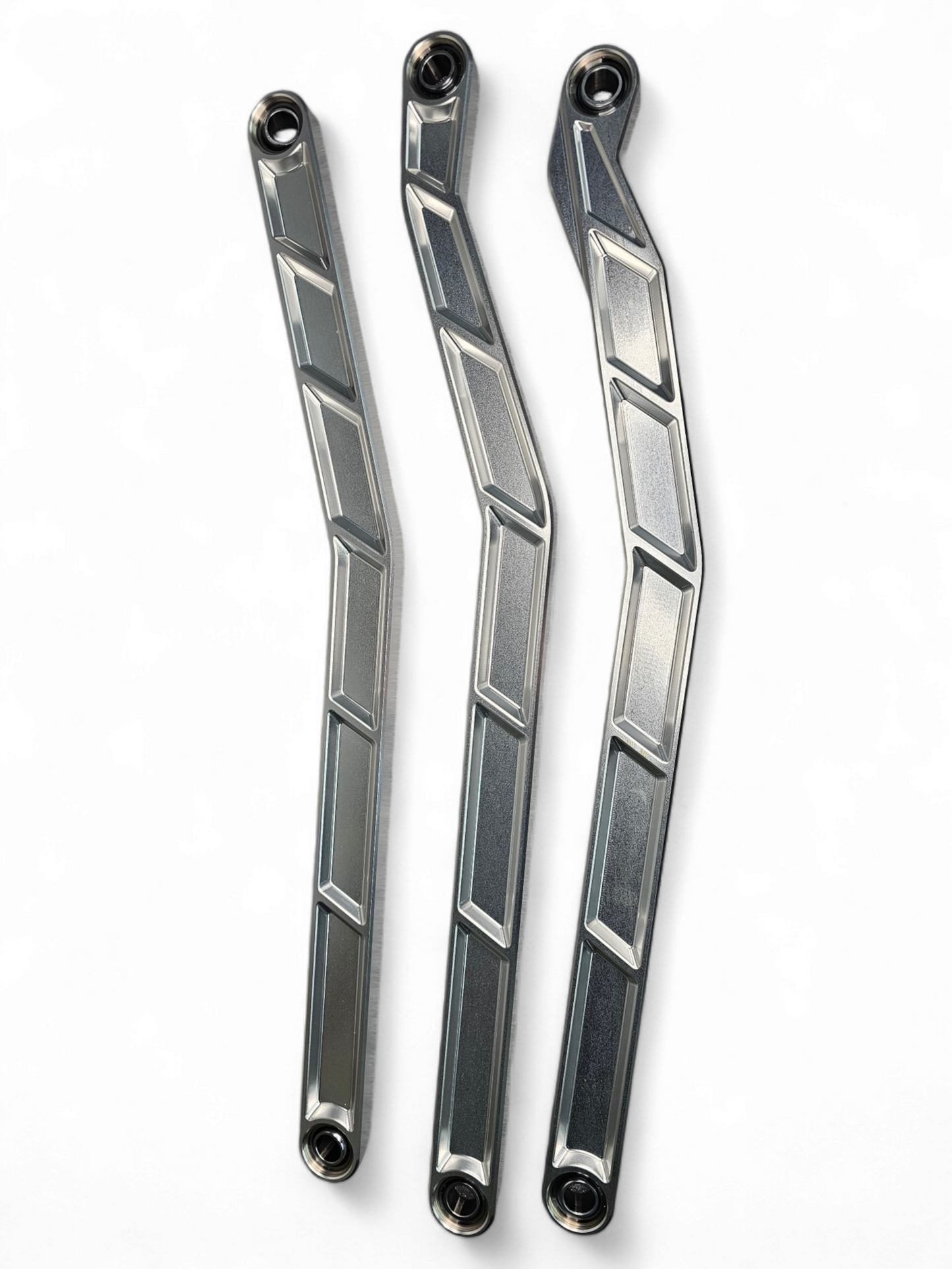 2017 TO CURRENT CAN-AM X3 MAVERICK HIGH CLEARANCE RADIUS RODS IN CLEAR FINISH FOR 72"