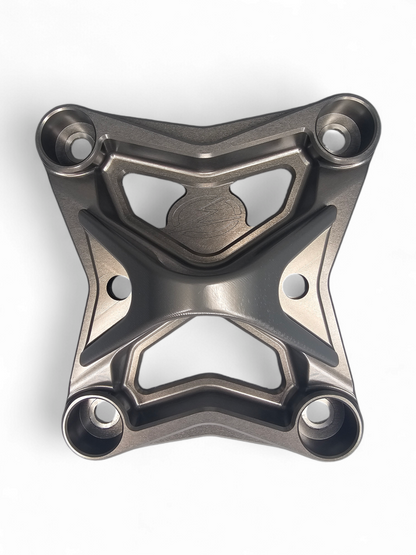 2017 TO CURRENT CAN-AM X3 MAVERICK 6 BOLT EOD XL RADIUS ROD PLATE WITH TOW HOOK GUN METAL