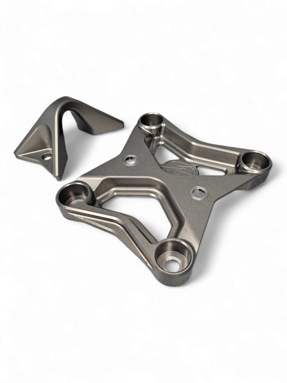 2017 TO CURRENT CAN-AM X3 MAVERICK 6 BOLT EOD XL RADIUS ROD PLATE WITH TOW HOOK GUN METAL