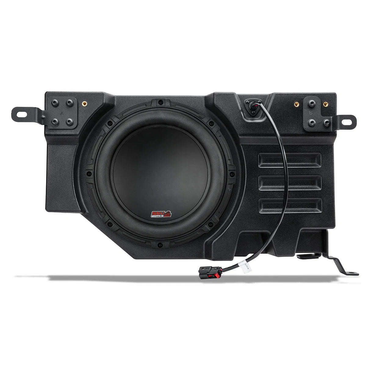 SSV Works 2026+ Can-Am Defender HD11 Passenger-Side Front or Rear Under-Seat 10" Ported Subwoofer Enclosure