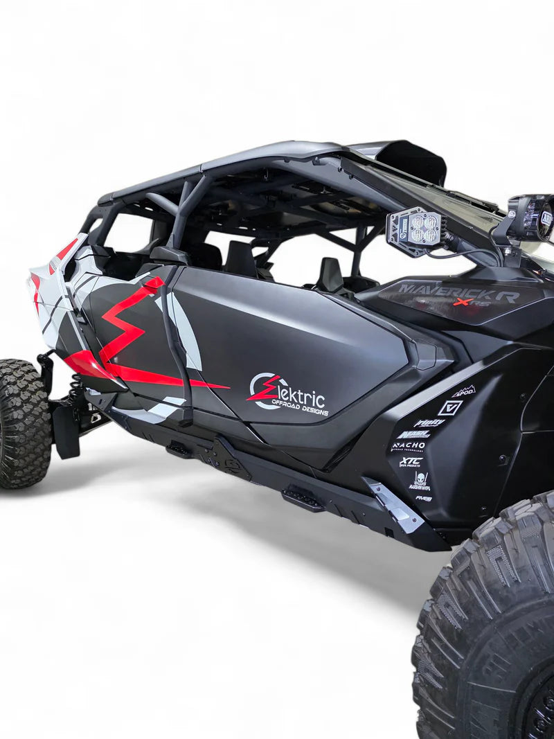 2024+ CAN-AM MAVERICK R VOLT ROCKER STEPS 4 SEAT