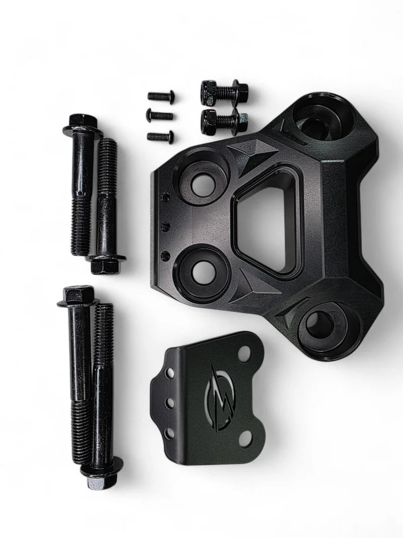 2024+ CAN-AM MAVERICK R BILLET RADIUS ROD PLATE (BLACK)