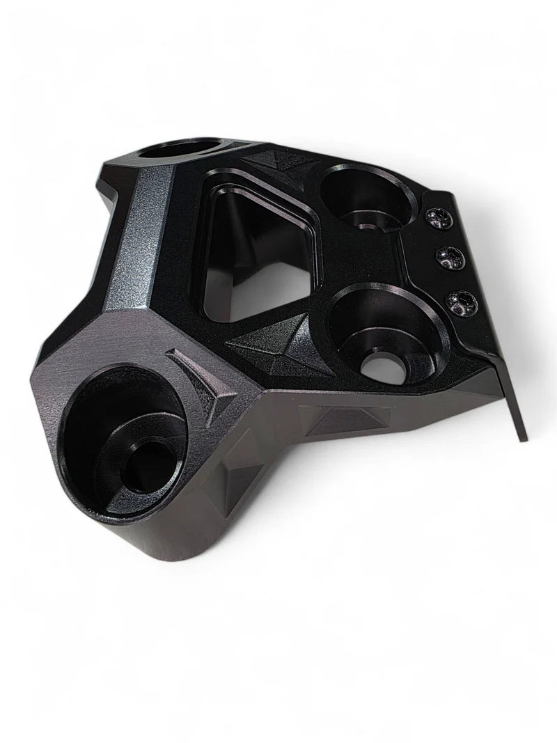 2024+ CAN-AM MAVERICK R BILLET RADIUS ROD PLATE (BLACK)