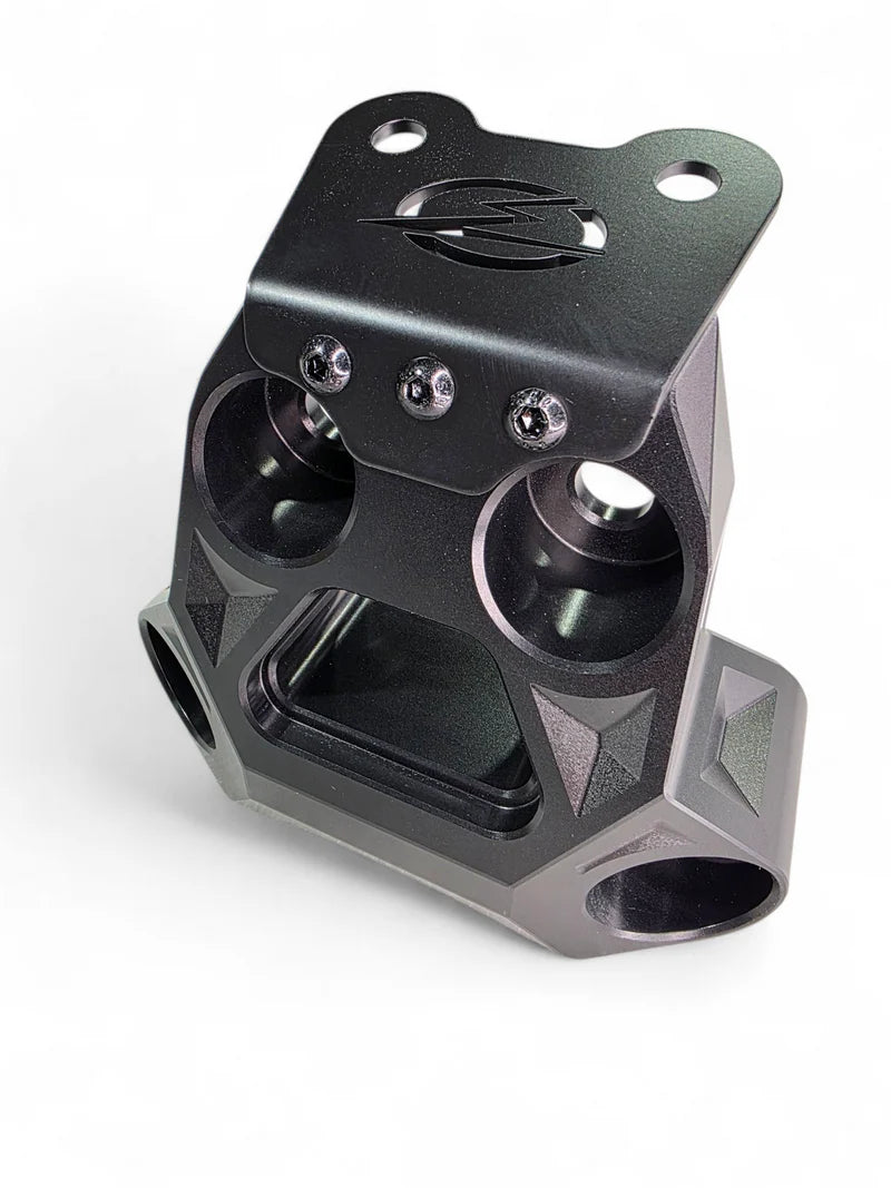 2024+ CAN-AM MAVERICK R BILLET RADIUS ROD PLATE (BLACK)