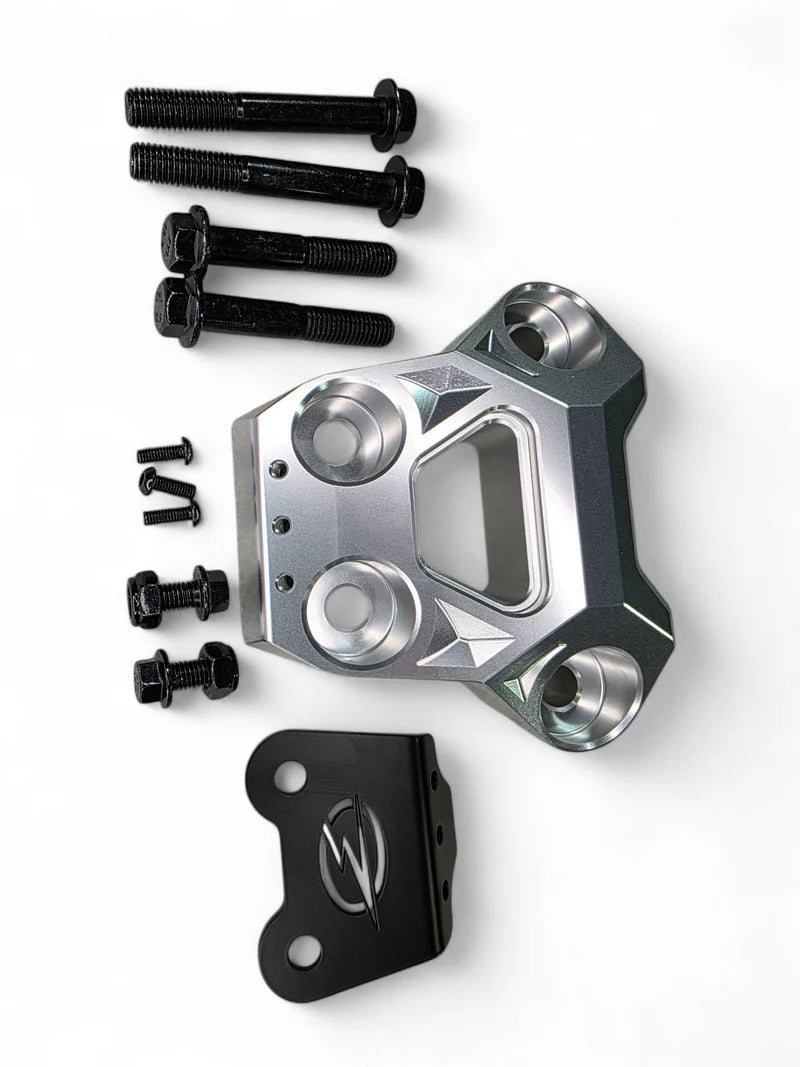 2024+ CAN-AM MAVERICK R BILLET RADIUS ROD PLATE (CLEAR)
