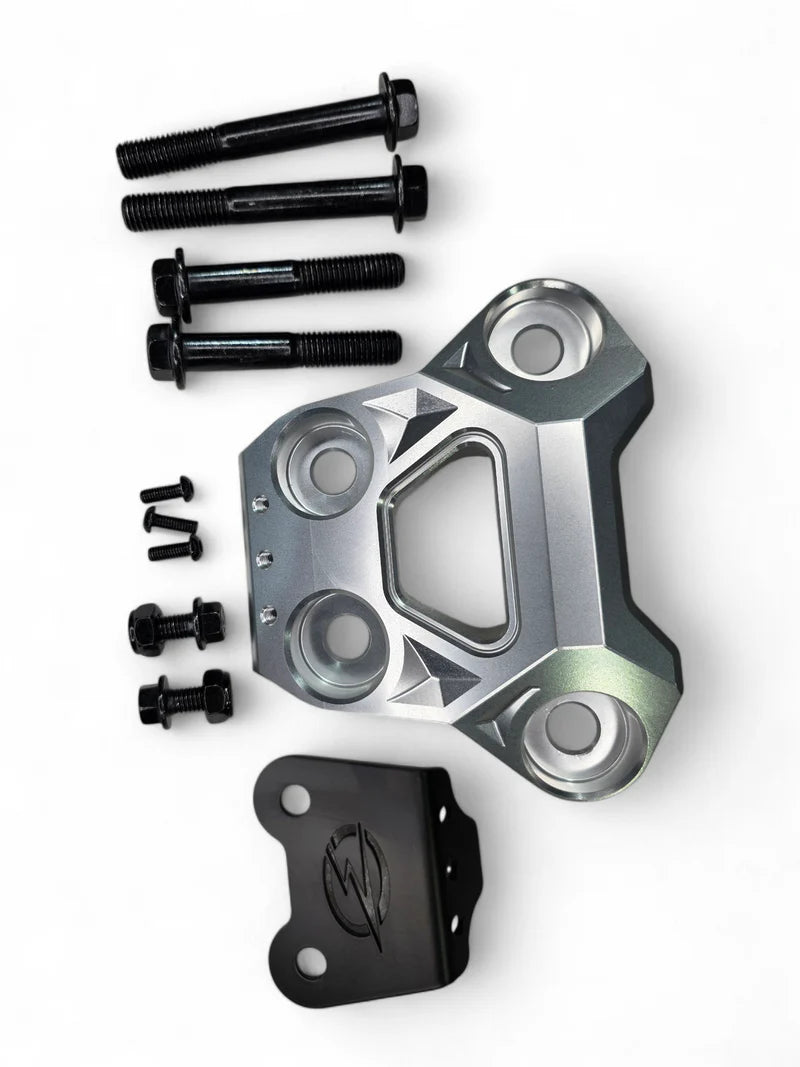 2024+ CAN-AM MAVERICK R BILLET RADIUS ROD PLATE (CLEAR)
