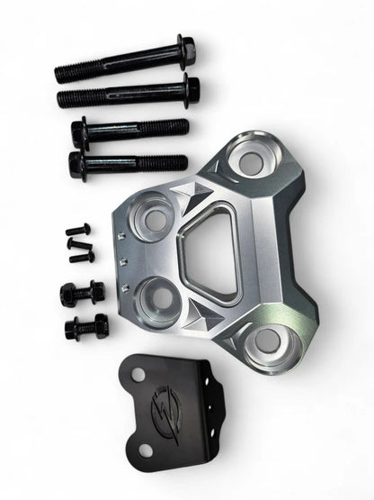 2024+ CAN-AM MAVERICK R BILLET RADIUS ROD PLATE (CLEAR)