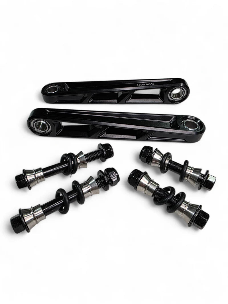 2024+ CAN-AM MAVERICK R FRONT SWAY BAR LINKS ANODIZED BLACK