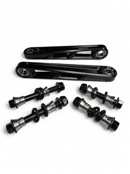 2024+ CAN-AM MAVERICK R FRONT SWAY BAR LINKS ANODIZED BLACK