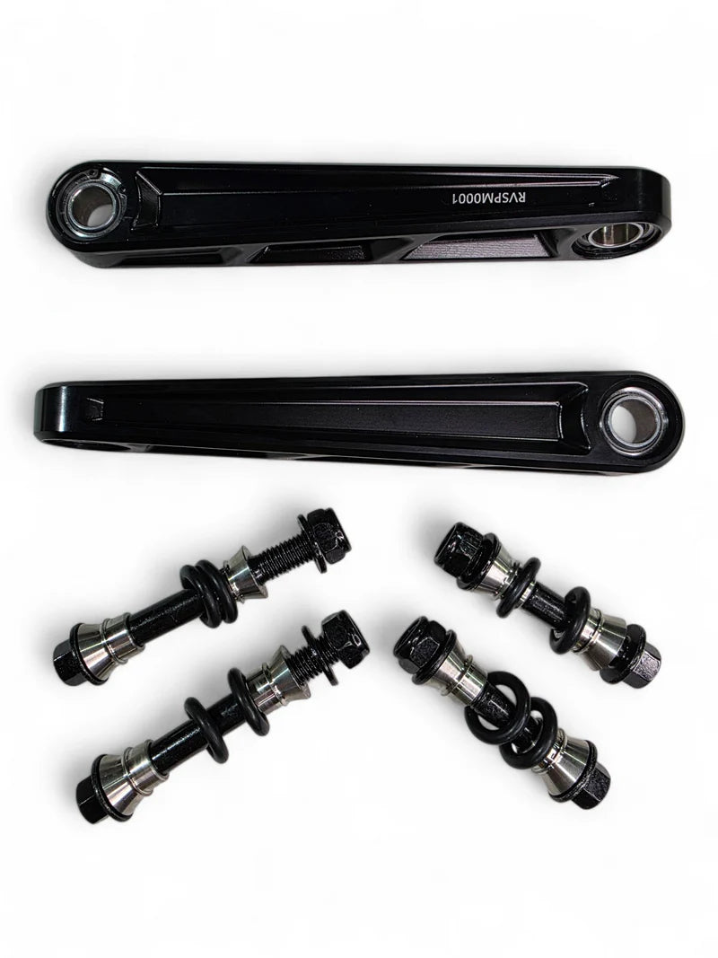 2024+ CAN-AM MAVERICK R FRONT SWAY BAR LINKS ANODIZED BLACK