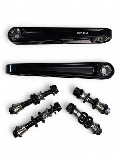 2024+ CAN-AM MAVERICK R FRONT SWAY BAR LINKS ANODIZED BLACK