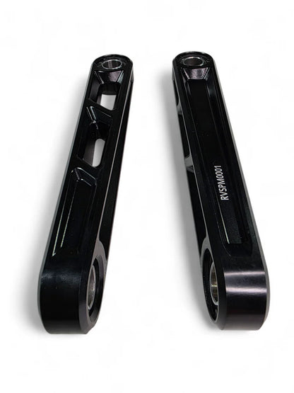 2024+ CAN-AM MAVERICK R FRONT SWAY BAR LINKS ANODIZED BLACK