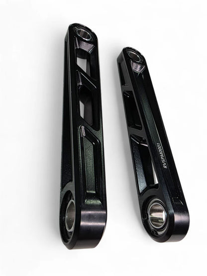 2024+ CAN-AM MAVERICK R FRONT SWAY BAR LINKS ANODIZED BLACK