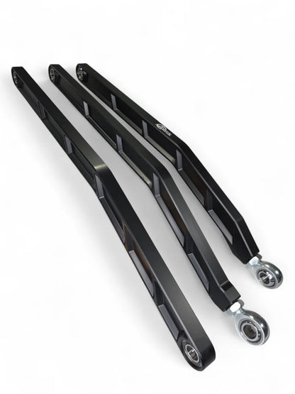2017+ CAN-AM X3 MAVERICK VOLT BILLET RADIUS RODS ANODIZED BLACK (RS72" MODEL ONLY)