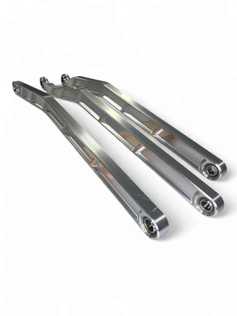 2017+ CAN-AM X3 MAVERICK VOLT BILLET RADIUS RODS ANODIZED CLEAR (RS72" MODEL ONLY)