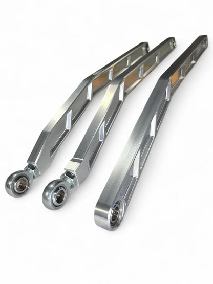 2017+ CAN-AM X3 MAVERICK VOLT BILLET RADIUS RODS ANODIZED CLEAR (RS72" MODEL ONLY)