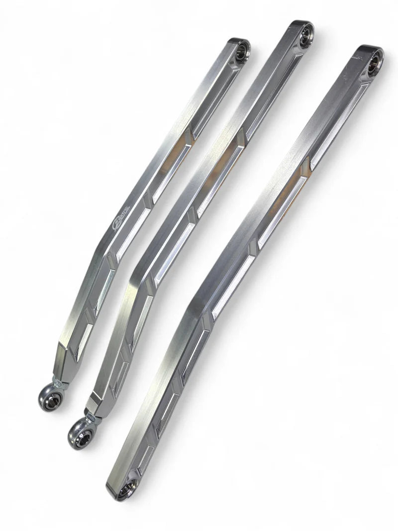 2017+ CAN-AM X3 MAVERICK VOLT BILLET RADIUS RODS ANODIZED CLEAR (RS72" MODEL ONLY)