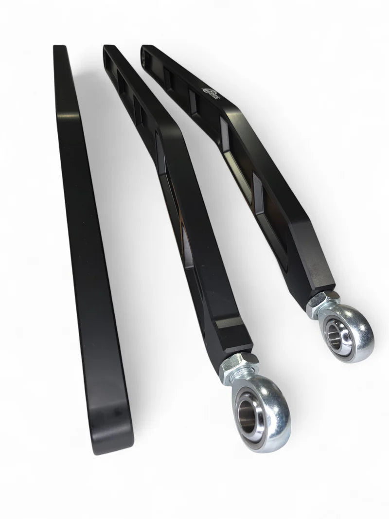 2017+ CAN-AM X3 MAVERICK VOLT BILLET RADIUS RODS ANODIZED BLACK (RS72" MODEL ONLY)