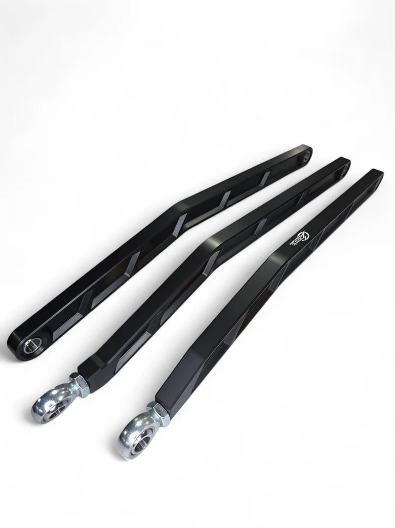 2017+ CAN-AM X3 MAVERICK VOLT BILLET RADIUS RODS ANODIZED BLACK (RS72" MODEL ONLY)