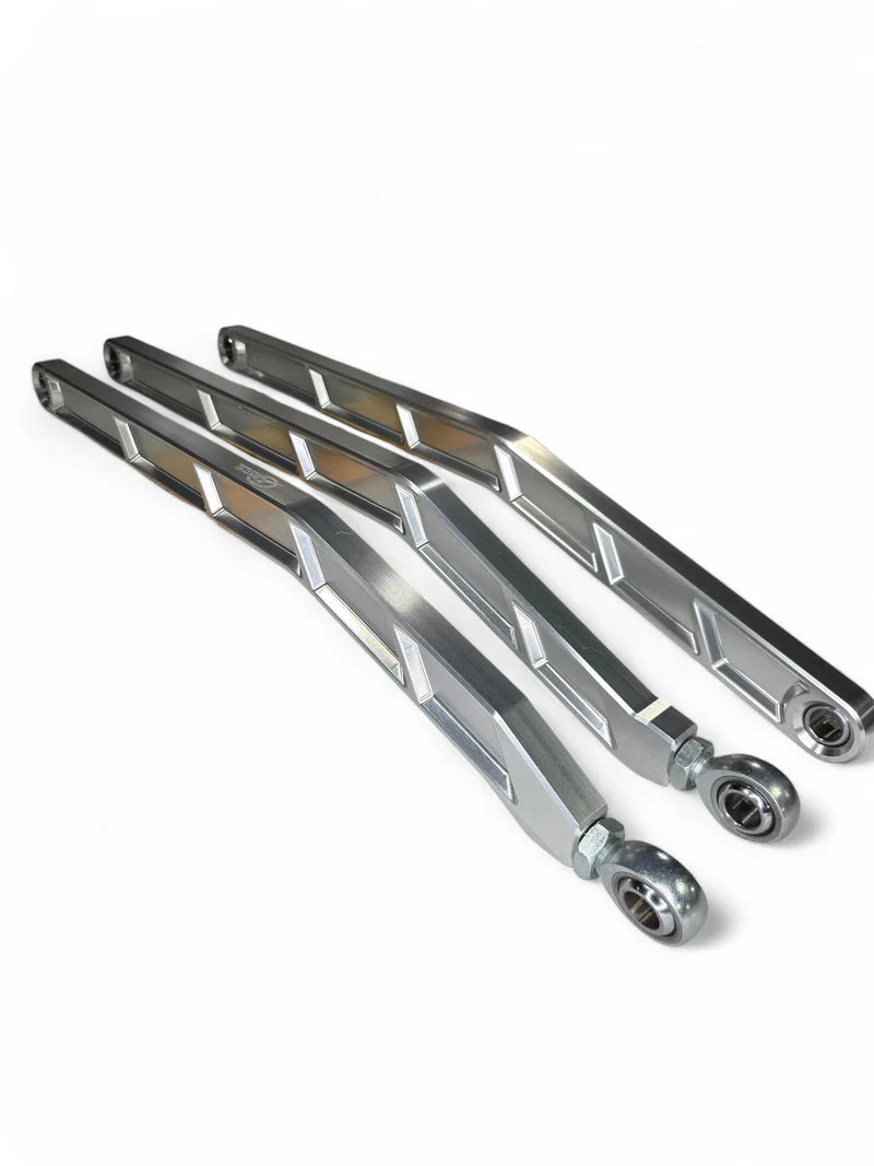 2017+ CAN-AM X3 MAVERICK VOLT BILLET RADIUS RODS ANODIZED CLEAR (RS72" MODEL ONLY)