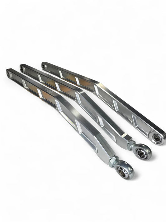 2017+ CAN-AM X3 MAVERICK VOLT BILLET RADIUS RODS ANODIZED CLEAR (RS72" MODEL ONLY)