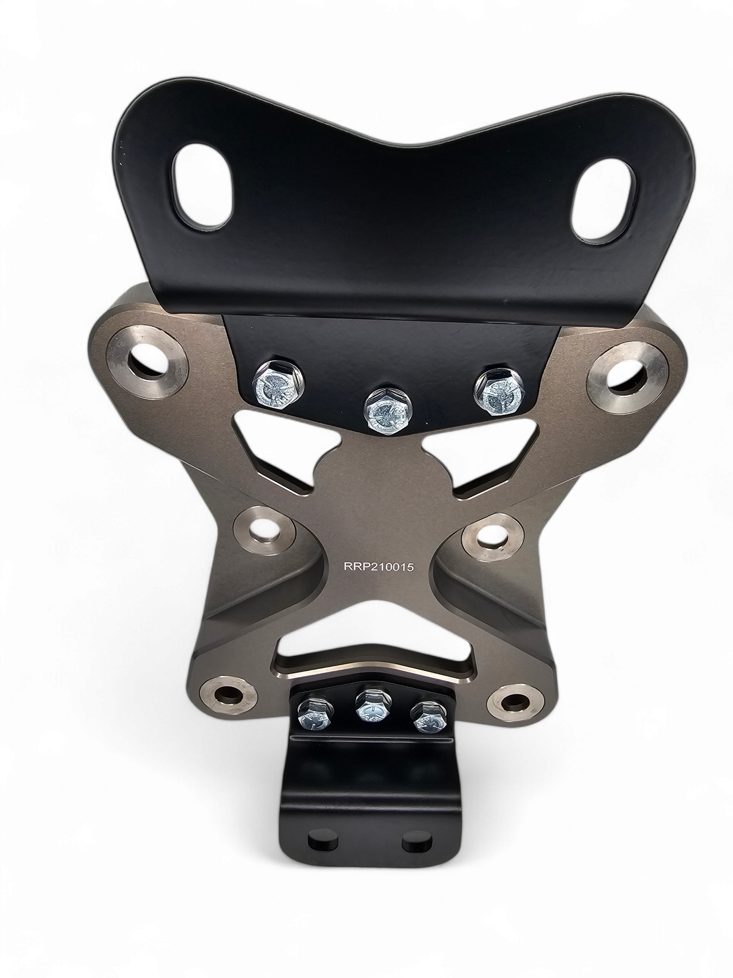 2022 TO CURRENT CAN-AM X3 10 BOLT RADIUS ROD PLATE WITH PULL HOOK (GUN METAL)